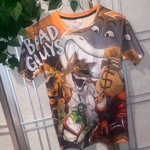 Kids 'The Bad Guys' Graphic T-Shirt - Orange Multicolor